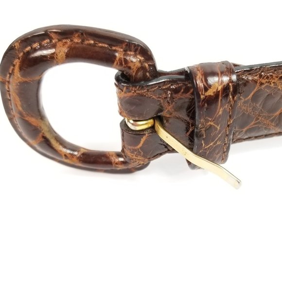 Polo Ralph Lauren cognac alligator belt - Picture 8 of 8